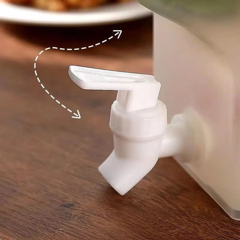 Cold Water Jug Kettle Lemon Fruit Juice Ice Tea 3.5l Fridge Storage Box Cold Beverage Drink Dispenser with Faucet