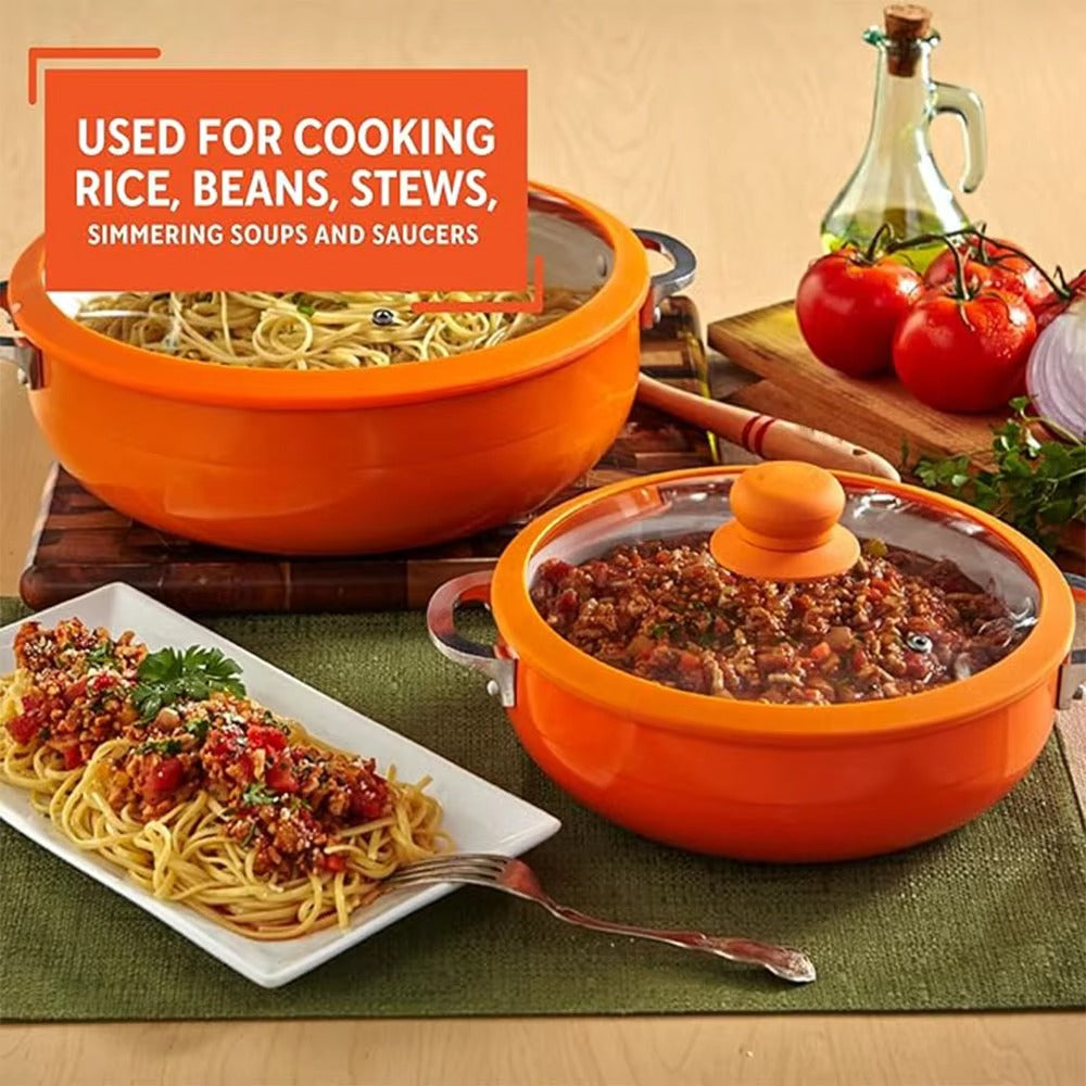 Large Capacity High Quality Aluminum Soup Pot with Stainless Steel Handle