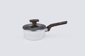 10-Piece Classic White Nonstick Ceramic Aluminium Marble Coating High Electric/Gas Fry Pan Soup Pots Home Cookware Set
