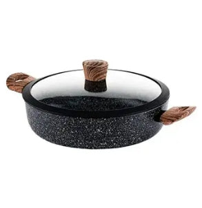 Fashioned Wholesale Non-stick Aluminum Marble Casserole Soup Pot Aluminio Olla Con Antiadherente Marmol