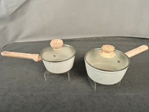 Manufacturer's New Milky White Healthy Kitchen Cookware High Quality Soup & Stock Cookware Sets with Customizable Logo Casserole