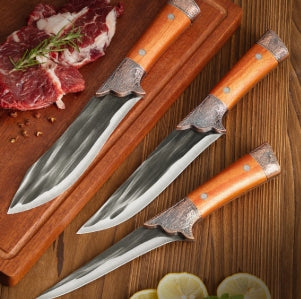 Multi Functional Specialized Pig Sheep Slaughtering Meat Cutting Bone Removal Knife Slaughtering Blade Skinning Knife