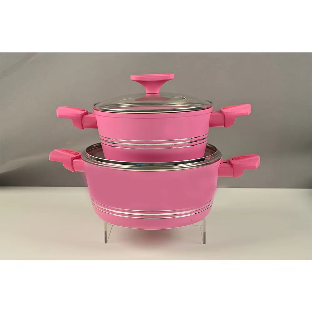 New Design Factory Direct Sales Induction Temperature Aluminum Non-stick Pan