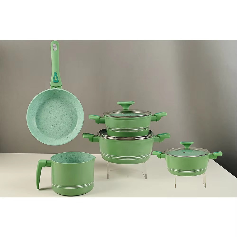 New Design Factory Direct Sales Induction Temperature Aluminum Non-stick Pan