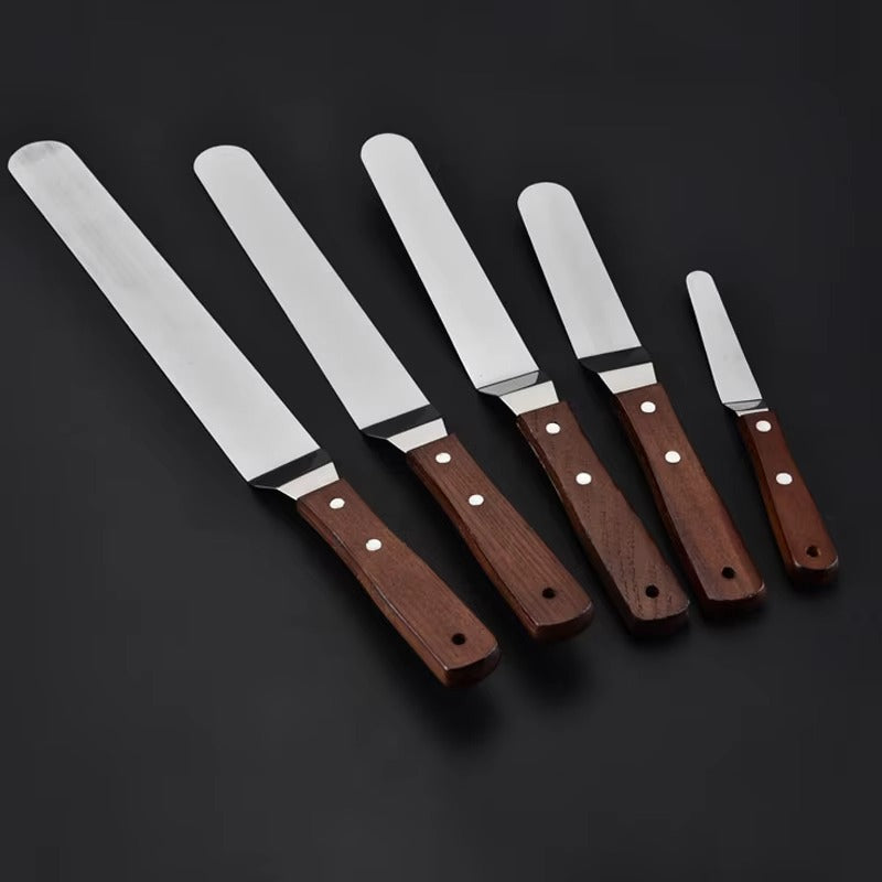 Natural Bamboo Wooden Cheese Cutter Vintage Wood Wooden Handle Cream Butter Knife Spreader