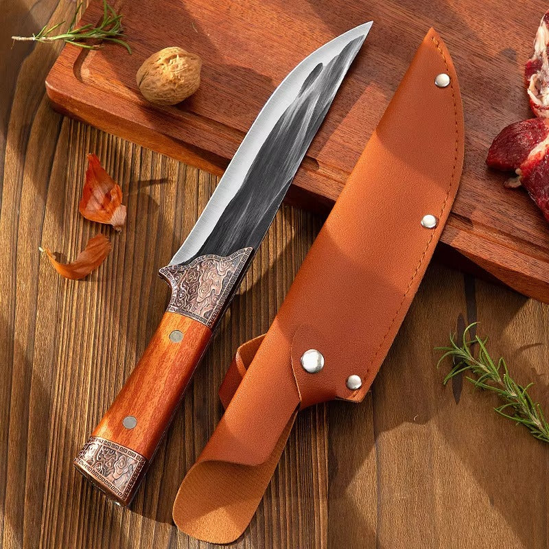 Multi Functional Specialized Pig Sheep Slaughtering Meat Cutting Bone Removal Knife Slaughtering Blade Skinning Knife