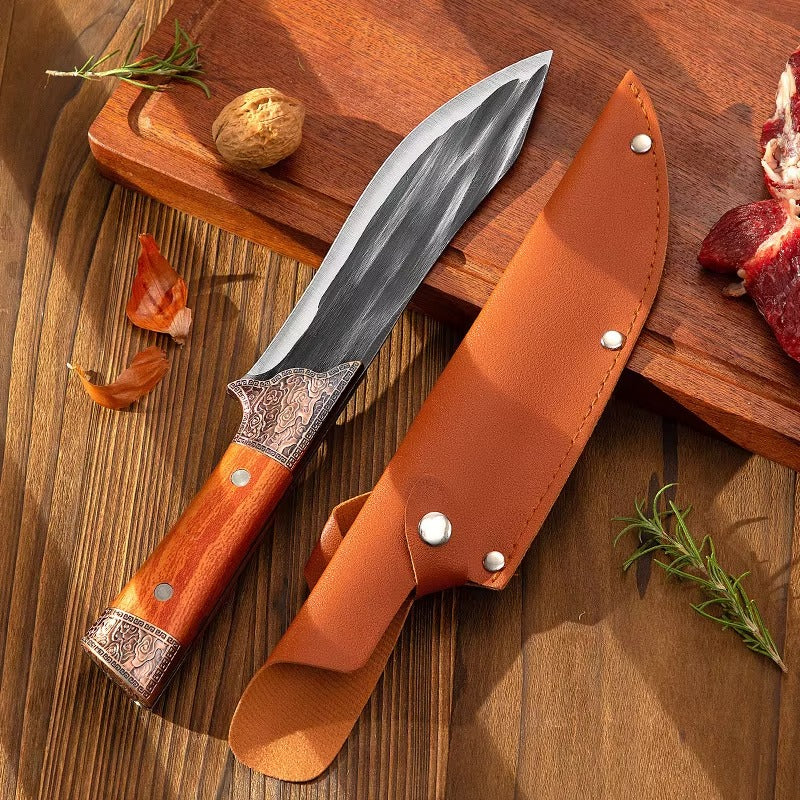 Multi Functional Specialized Pig Sheep Slaughtering Meat Cutting Bone Removal Knife Slaughtering Blade Skinning Knife