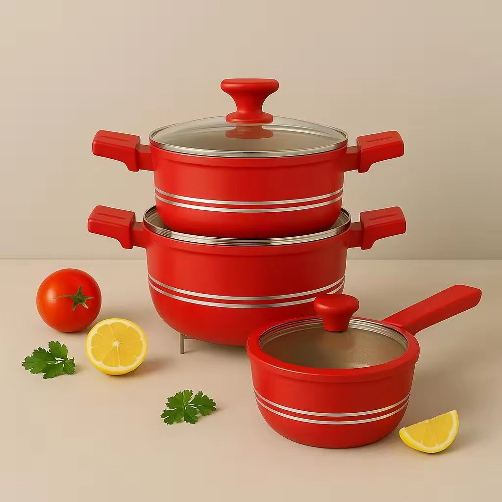 New Design Factory Direct Sales Induction Temperature Aluminum Non-stick Pan