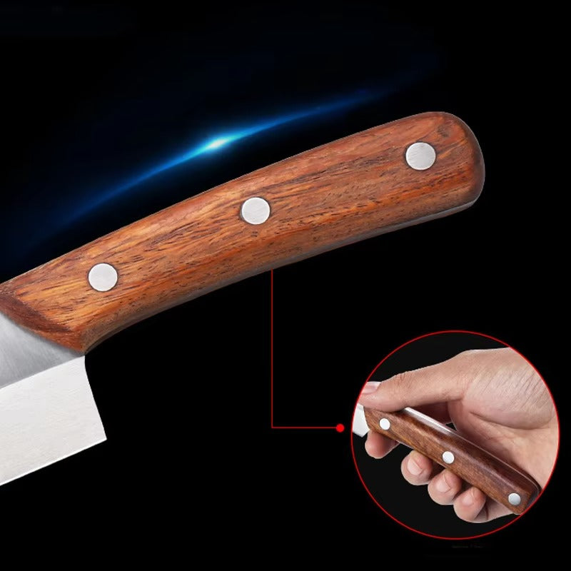 8 Inches Cheap Price Blanks Japanese Wood Stand Chopper Chopping Table Cutting Cleaver Stainless Steel Kitchen Chef Knife