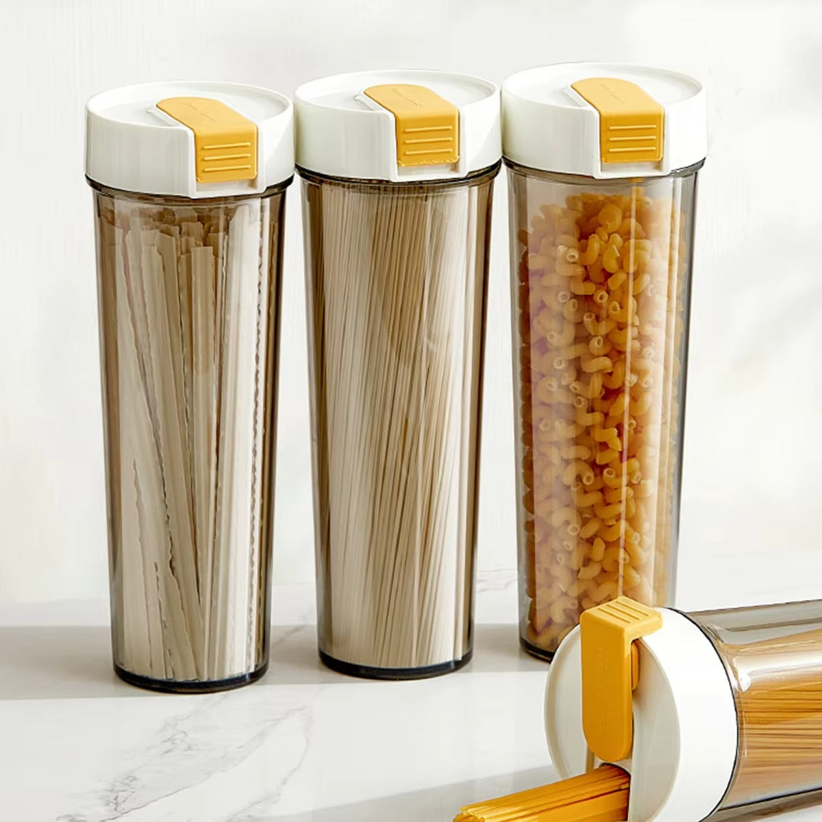 Noodle Box Miscellaneous Grains Noodle Hanging Tube Bucket Food Grade Sealed Container Kitchen Box for Storing Pasta