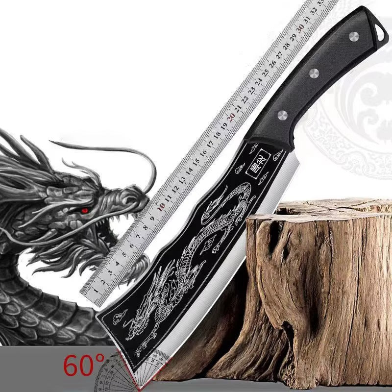 Forging Household Multi-purpose Slaying Knife Wood Sharp Hand Tool Kitchen Bone Chopping Thickening Wood Chopping Knife