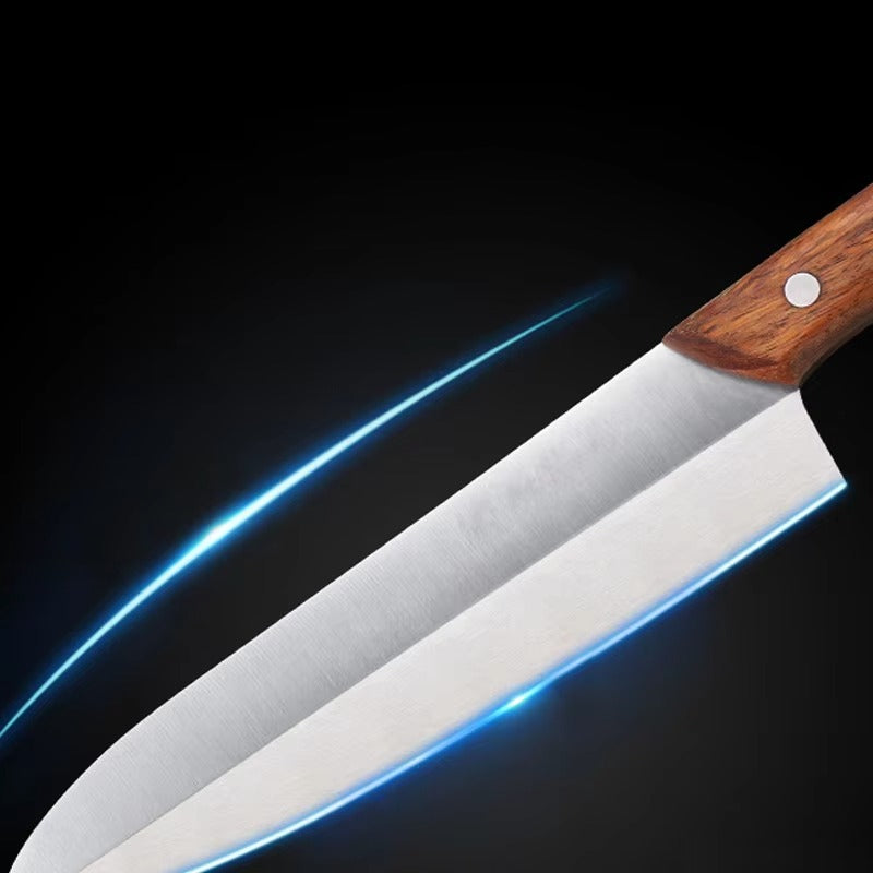 8 Inches Cheap Price Blanks Japanese Wood Stand Chopper Chopping Table Cutting Cleaver Stainless Steel Kitchen Chef Knife