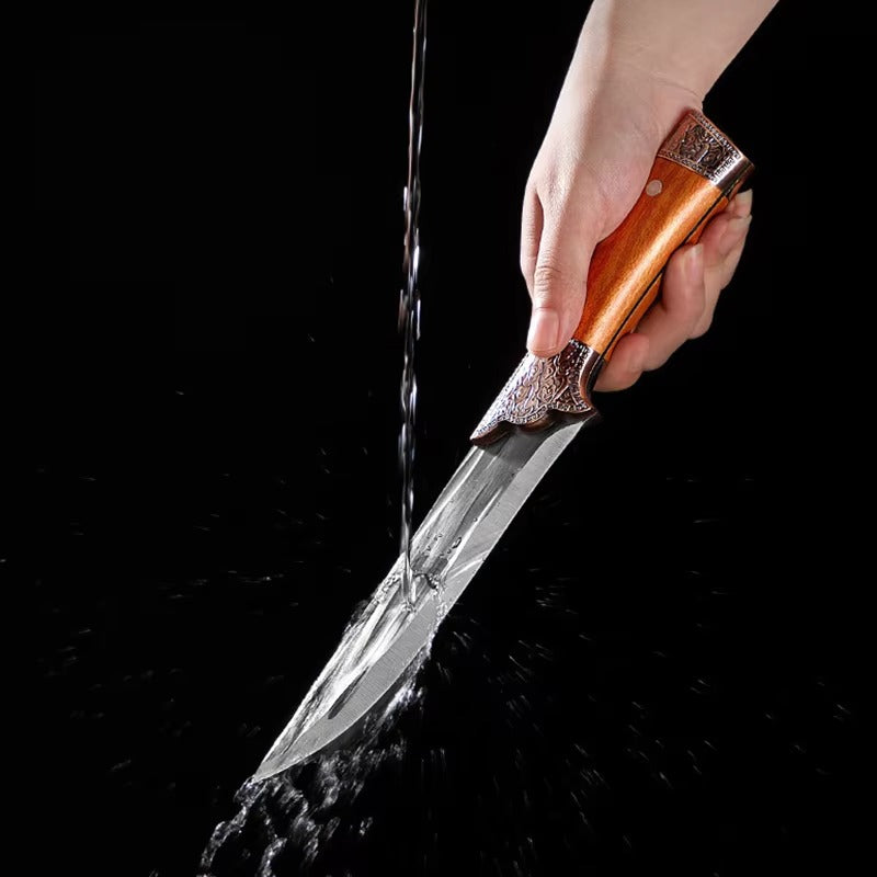 Multi Functional Specialized Pig Sheep Slaughtering Meat Cutting Bone Removal Knife Slaughtering Blade Skinning Knife