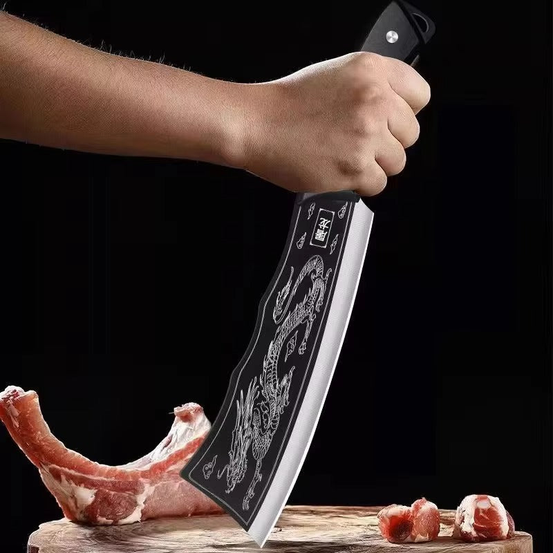 Forging Household Multi-purpose Slaying Knife Wood Sharp Hand Tool Kitchen Bone Chopping Thickening Wood Chopping Knife